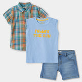 Shirt And T-Shirt With Shorts (IDTSS-040)
