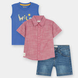 Shirt And T-Shirt With Shorts (IDTSS-043)