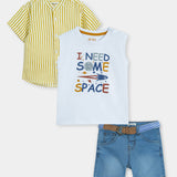Shirt And T-Shirt With Shorts (IDTSS-044)