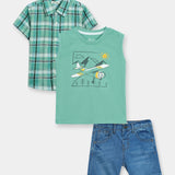 Shirt And T-Shirt With Shorts (IDTSS-045)