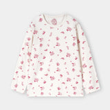 Embroidered Corduroy Frock & T-Shirt (IF-453)