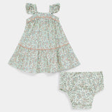 Printed Casual Frock & Panty (IF-477)