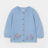 Infant Girls Cardigan Sweater With Hand Embroidery (IGMMS-046)