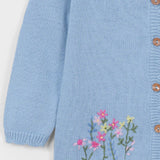 Infant Girls Cardigan Sweater With Hand Embroidery (IGMMS-046)