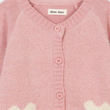 Infant Girls Cabled Sweater With Hand Embroidery (IGMMS-048)