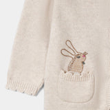 Infant Girls Cardigan Sweater With Multihead Embroidery (IGMMS-050)