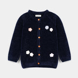 Infant Girls Reglan Sweater With 3D Flower (IGMMS-051)