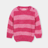 Infant Girls Crew Neck Stripped Sweater (IGMMS-052)