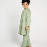 Green Kurta Set (MSKZB-025)