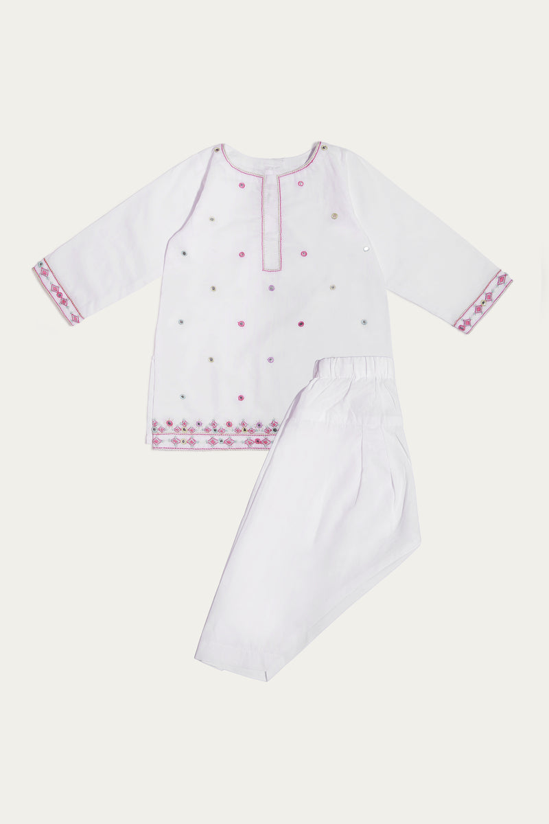 Hand Embroidered Kameez & Shalwar (ISKH-09)
