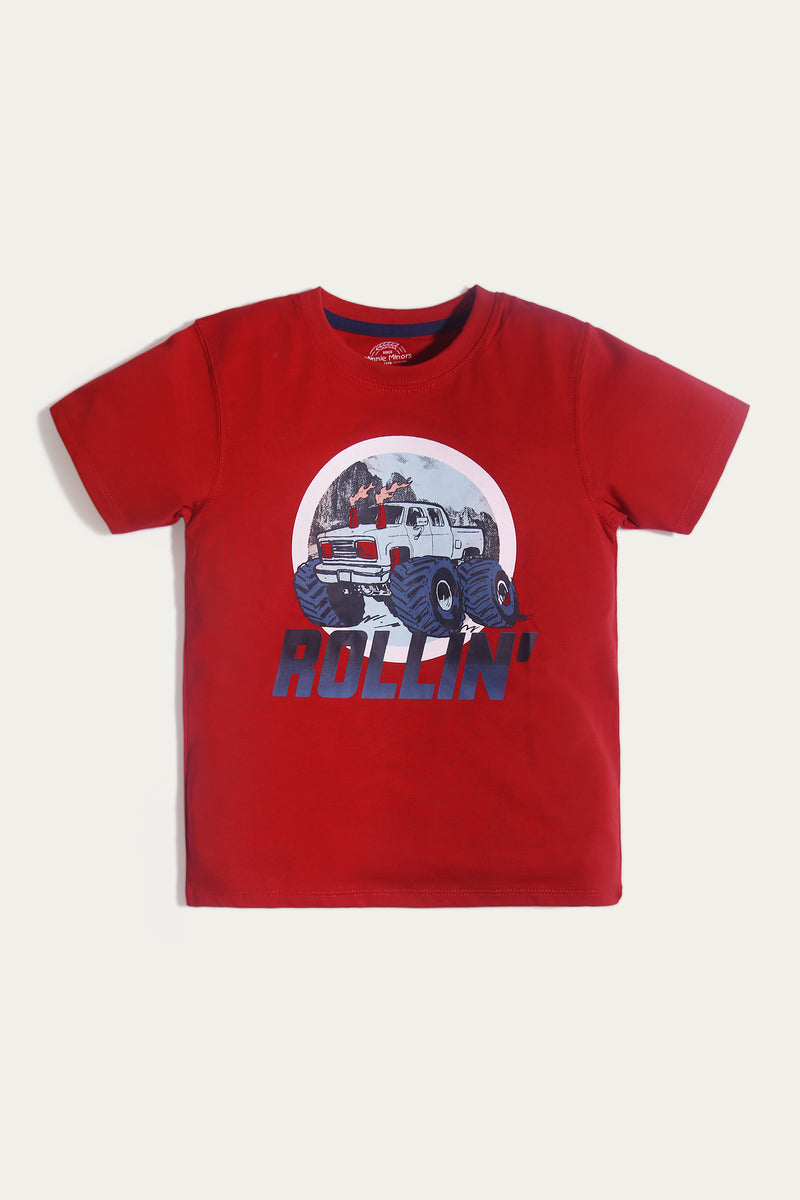 Short Sleeve Shirt with Graphic t-shirt and checkered shorts (SST-136)