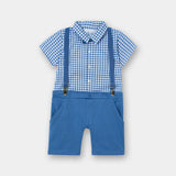 Romper With Suspender And Bow (IPS-049)