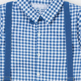 Romper With Suspender And Bow (IPS-049)