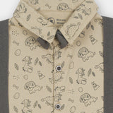 Romper With Suspender And Bow (IPS-050)