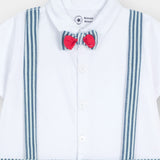 Romper With Suspender And Bow (IPS-052)