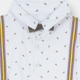 Romper With Suspender And Bow (IPS-053)