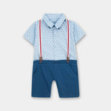 Romper With Suspender And Bow (IPS-054)