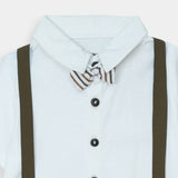 Romper With Suspender And Bow (IPS-058)