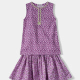 Kameez & Gharara With Separate Sleeves (ISK-237)