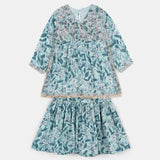 Embellished Kameez & Gharara (ISK-287)