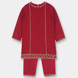 Embellished Kameez & Shalwar (ISK-291)