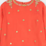 Embroidered Kameez & Trousers (ISK-295)