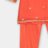 Embroidered Kameez & Trousers (ISK-295)