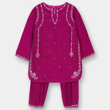 Embellished Kameez & Shalwar (ISK-301)