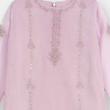 Embellished Kameez & Shalwar (ISK-303)