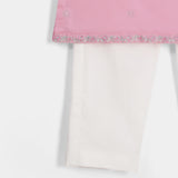 Embroidered Kameez & Trouser With Separate Sleeves (ISK-314)