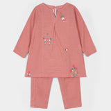 Hand Embroidered Kameez Trousers (ISKH-53)