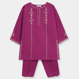 Hand Embroidered Kameez & Trousers (ISKH-54)
