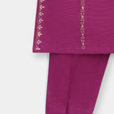 Hand Embroidered Kameez & Trousers (ISKH-54)