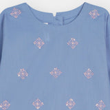 Handwork Kameez & Trouser With Separate Sleeves (ISKH-59)