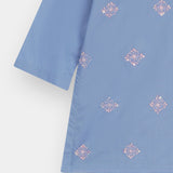 Handwork Kameez & Trouser With Separate Sleeves (ISKH-59)