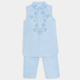 Handwork Kameez & Trousers With Separate Sleeves (ISKH-65)