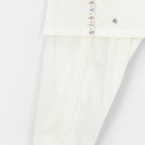 Handwork Kameez & Shalwar With Separate Sleeves (ISKH-68)