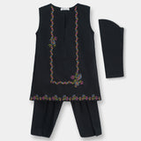 Hand work Kameez & Shalwar With Separate Sleeves (ISKH-69)