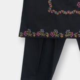 Hand work Kameez & Shalwar With Separate Sleeves (ISKH-69)