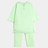 Handwork Kameez & Trouser With Separate Sleeves (ISKH-72)