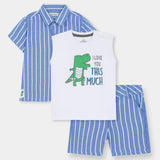 Shirt And T-Shirt With Shorts (ITTSS-040)
