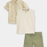 Shirt And T-Shirt With Shorts (ITTSS-042)