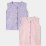 Graphic Front Open Vests (Pack Of 2) (IVG-15)