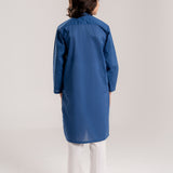 Navy Embroidery Kurta (KZ-525)