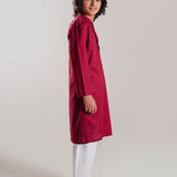 Maroon Embroidery Kurta (KZ-528)