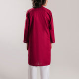 Maroon Embroidery Kurta (KZ-528)