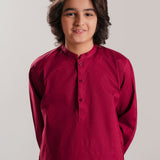 Maroon Embroidery Kurta (KZ-528)