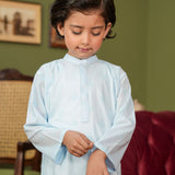 Boys Sky Blue Kurta (KZ-542)