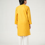 Boys Mustard Kurta (KZ-544)