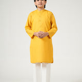 Boys Mustard Kurta (KZ-544)